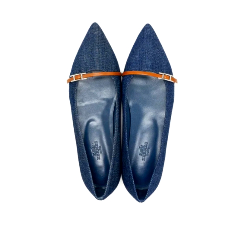 Hermes Ballet flats